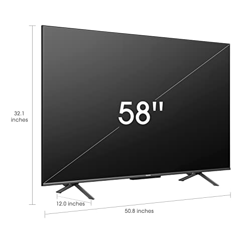 Television Hisense 58 Pulgadas 4K, Ultra HD, Smart Roku TV (Reacondicionado)