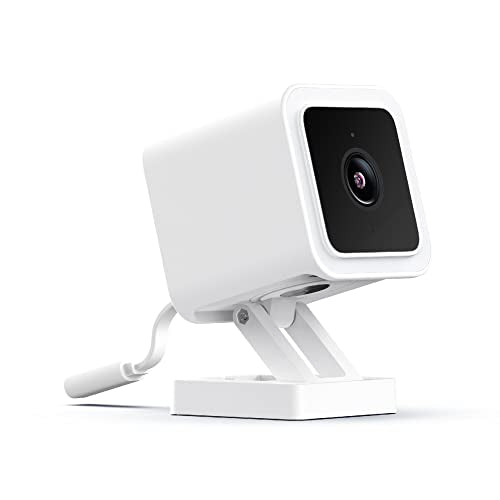 Wyze Cam v3 1080p HD - Cámara de vídeo para Interiores y Exteriores con visión Nocturna en Color, Audio de 2 vías, Funciona con Alexa y el Asistente de Google