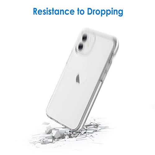 JETech Funda para iPhone 12/12 Pro 6,1 Pulgadas, Anti-Amarillo Carcasa Anti-Choques y Anti- Arañazos (Transparente)