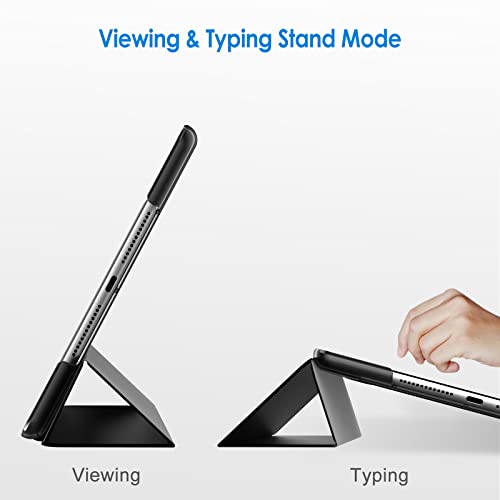 JETech Funda Compatible con iPad 9/8 / 7 (10,2 Pulgadas, 2021/2020 / 2019 Modelo, 9.ª/ 8.ª/ 7.ª Generación), Carcasa con Auto-Sueño/Estela, Negro