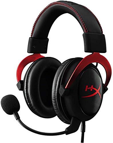 HyperX Cloud II - Auriculares para Juegos para PC, PS4 y Xbox One, Nintendo Switch - Rojo (KHX-HSCP-RD) (Reacondicionado)