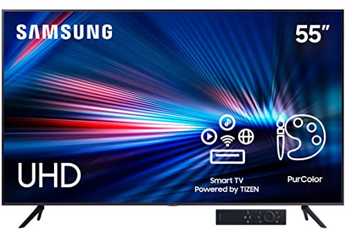 Pantalla Samsung 55" Crystal UHD 4K UN55AU7000FXZX (2021)