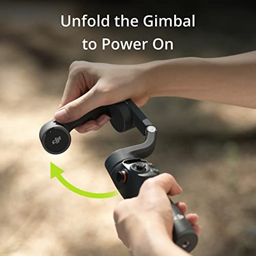 DJI Estabilizador para Smartphones OSMO Mobile 6, estabilizador en Tres Ejes, Brazo Extensible Integrado, portátil y Plegable, estabilizador para videoblogs, vídeos de Youtube y TikTok, OF200