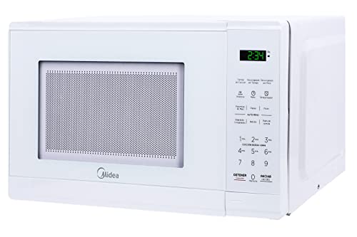 Midea Horno de Microoondas 0.7 Pies Cúbicos / 20 L Blanco Practia MMDF07S2WW