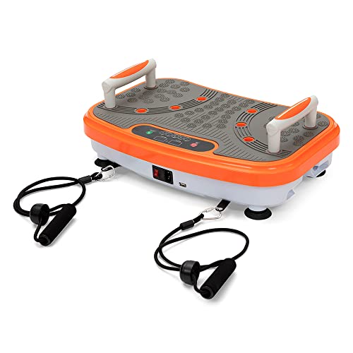 POWER LEGS Full Fit Plataforma De Ejercicio Vibratoria 99 velocidades con bocinas integradas y Control Remoto