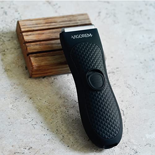VIGOREM Light Rasuradora para hombre | corporal y zonas íntimas | Impermeable grado IPX-6 | cuchillas de cerámica anticorte | diseño compacto ideal para viajar y llevar a todos lados