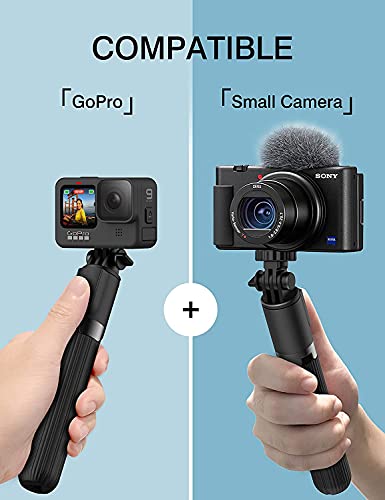 KAMYSEN Palo Selfie Trípode con Luz de ajustable，Luz de ajustable para selfie con trípode，soporte para teléfono y mando a distancia Bluetooth，Luz selfie portátil al aire libre,360°Rotación Extensible Selfie Stick Inalámbrico Palo Selfie Trípode，para M