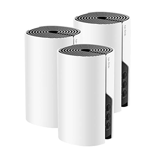 TP-Link Deco WiFi Mesh, Sistema WiFi de Malla para Todo el Hogar, AC1900, hasta 1300Mbps en 5GHz, 3*Gigabit, Compatible con Todos los Deco, Deco S7(3-Pack)