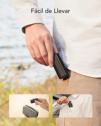 Mini Power Bank Portátil PD 20W para iPhone con Cable Integrado,Batería Portátil Inalámbrico Carga Rápida Banco de Energía 5000 mAh Compatible con iPhone 11 Pro/XS/XS MAX/XR para Día De San Valentín