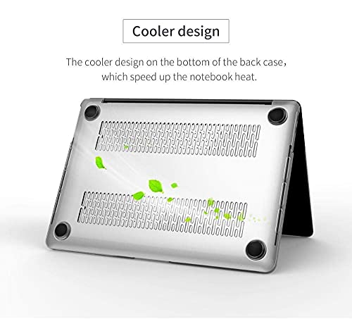 GVTECH para MacBook Air 13 Pulgadas Crystal Clear Case A2337 M1 A2179 A1932, Carcasa rígida de plástico, Cubierta de Teclado y Protector de Pantalla Compatible con MacBook Air 13 Pulgadas Retina