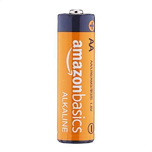 AmazonBasics - Pilas alcalinas AA de 1,5 voltios, AA, Paquete de 20