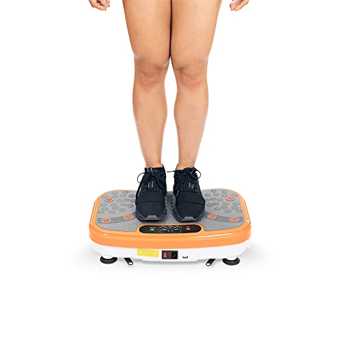 POWER LEGS Full Fit Plataforma De Ejercicio Vibratoria 99 velocidades con bocinas integradas y Control Remoto