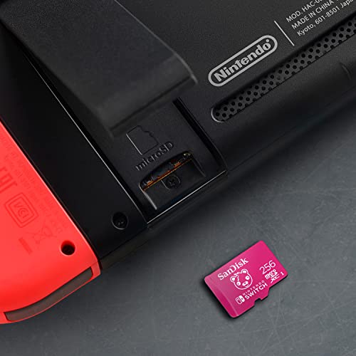 SanDisk Tarjeta microSDXC de 256 GB con Licencia para Nintendo Switch, edición Fortnite - SDSQXAO-256G-GN6ZG