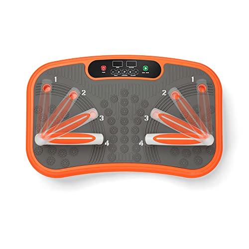 POWER LEGS Full Fit Plataforma De Ejercicio Vibratoria 99 velocidades con bocinas integradas y Control Remoto