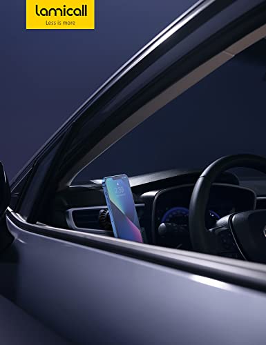 Lamicall Magnético Soporte Celular Auto, Porta Celular para Auto Iman, [4ª Generación Super Imán] Base Celular Automóvil [360 ° giratorio] MagSafe para Ventilación Compatible con iPhone 14/13/12/11 Pro/ Pro MAX/XS/XR,Samsung, Android, Xiaomi, Huawei