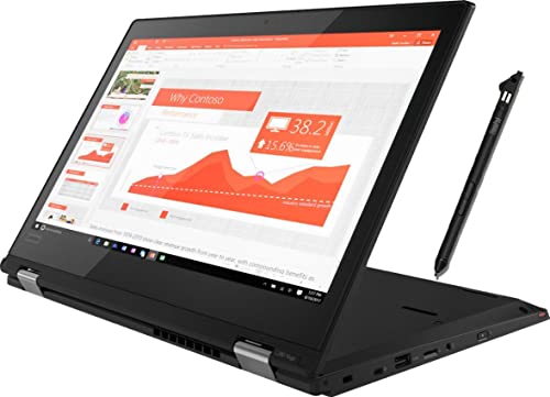 Lenovo ThinkPad L380 Yoga 2 en 1, visualización táctil FHD de 13.3 pulgadas, Intel Core i5-8250U, 16 GB de RAM, 256 GB SSD, lector de huellas dactilares, teclado retroiluminado, lápiz capacitivo, Windows 10 Pro (reacondicionado)