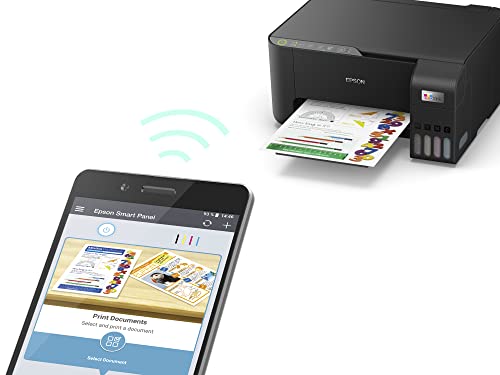 Epson Impresora Multifuncional Ecotank L3250+ con Paquete de 500 Hojas, Impresora Tinta Continua a Color para Hogar, conectividad Wi-Fi Direct