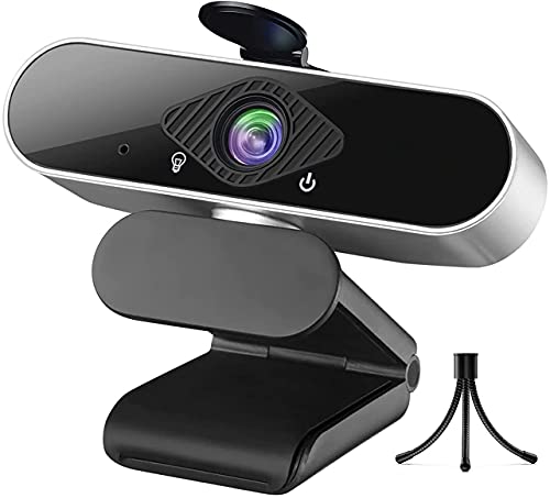 Salandens Cámara web HD 1080P, Webcam PC con Microfono de vídeo digita