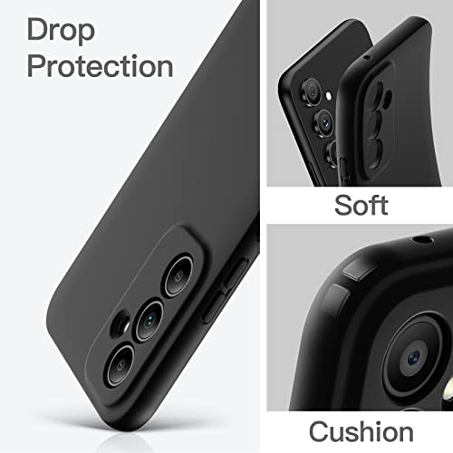 JETech Funda Fina para Samsung Galaxy A54 5G 6.4 Pulgadas, Carcasa Delgada Suave TPU con Acabado Mate, Antigolpes (Negro)