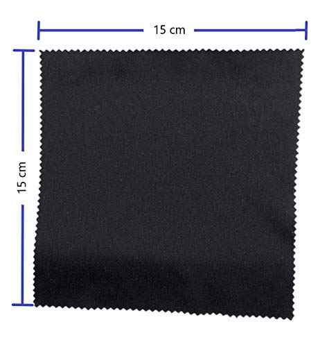 JR Gamuzas de Microfibra de Limpieza para Dispositivos electrónicos, Lentes de camaras, Lentes Pantallas - Pack de 5