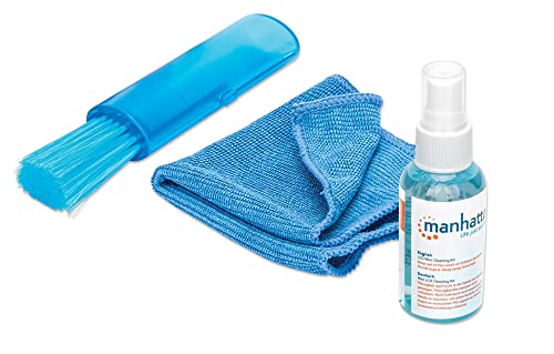 Manhattan ACCITL2250 Limpiador de Pantallas, LCD/TFT/Plasma, Microfibra, color Azul, 60cc