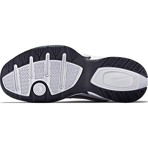 Nike Air Monarch IV-415445-102 Zapatillas de Deporte para Hombre, Color White/Metallic Silver, 10