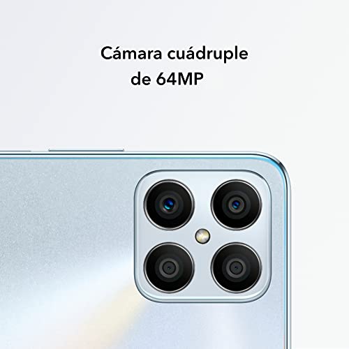 HONOR X8 Celular de 6,7 Pulgadas, 6+128 GB, 90 Hz, Dos SIM, Teléfono Inteligente Android con Cámara Cuádruple de 64 MP