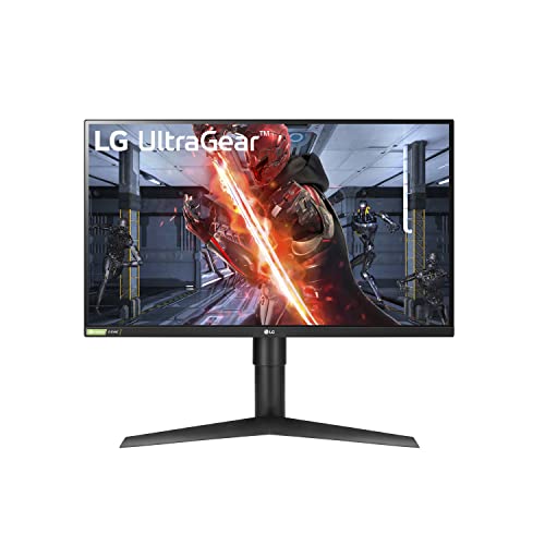 LG Ultragear - Monitor para Videojuegos, 27 Pulgadas, QHD Nano IPS 1ms, Compatible con NVIDIA G-Sync, 27 Pulgadas IPS – 1 ms Tiempo de Respuesta, Negro