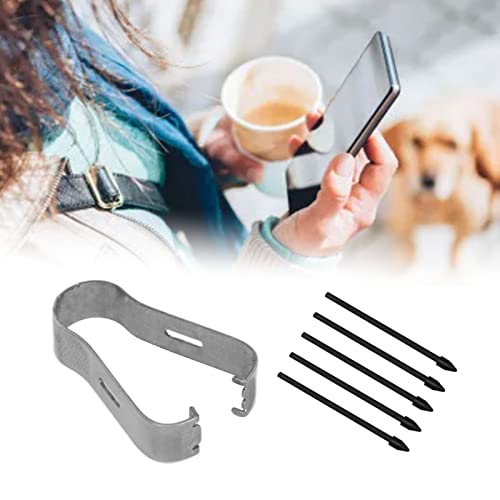 ASHATA 5Pcs Touch Stylus Tips S Pen Nibs de Repuesto para Samsung Galaxy Tab S6 / S7 / S7 + / S6 Lite / Note10 / Note 5G / Note10 + / Note10 + 5G / Note20, con Pinzas de extracción(Negro)