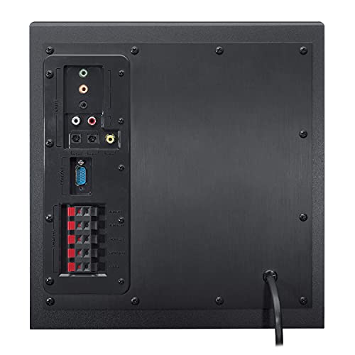 Logitech Z906 5.1 Sistema de Audio con Sonido Envolvente THX, Certificado Dolby&DTS, 500 W RMS, Multi-Dispositivos, Entradas Audio Múltiples, PC/PS4/Xbox/TV/Móvil/Tablet - Negra