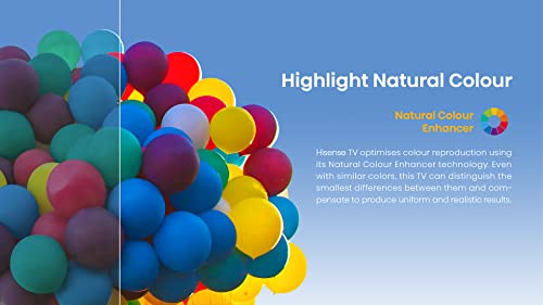 Hisense Serie A4 40 Pulgadas Clase FHD Smart Android TV con DTS Virtual X, Modos de Juego y Deportes, Chromecast Integrado, compatibilidad con Alexa (40A4H, Nuevo Modelo 2022)