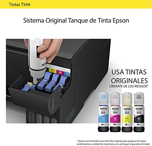 Impresora Multifuncional Epson Ecotank L3560, Tanque de Tinta a Color para Emprendedores, conectividad Wi-Fi Direct y Pantalla LCD