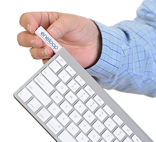 Panasonic K-KJ17MZ104A Eneloop -Cargador de baterías avanzadocon paquete de energía de pilas de colores 10AA y 4AAA