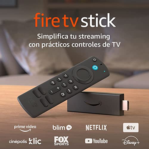 Fire TV Stick con control remoto por voz Alexa (incluye control de TV), Dispositivo de streaming HD, edición 2021