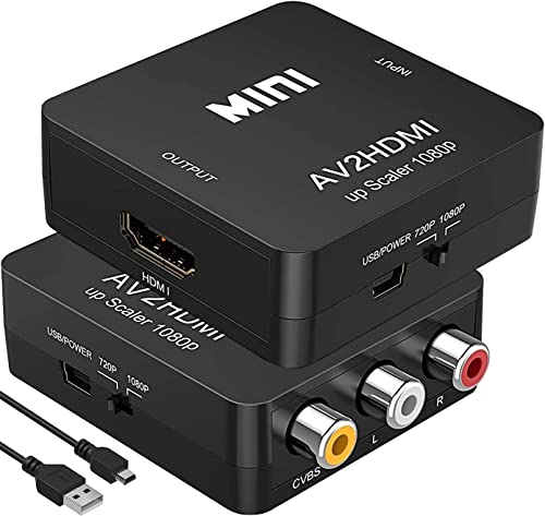 Aparato Cable Para Conectar Television Vieja A HDMI RCA Amarillo