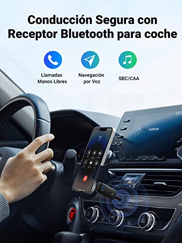 UGREEN USB Bluetooth 5.1, Adaptador Bluetooth para TV con 3.5mm Cable de  Audio, 2 en 1 Receptor y Transmisor Bluetooth para Televisión, PC