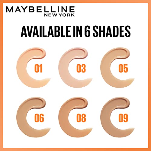 Base de maquillaje Fit Me Fresh Tint con Vitamina C, 05 Maybelline NY