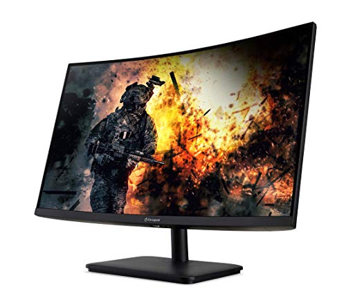 AOPEN 27HC5R bmiix 27" 1500R Curvo Zero-Frame Full HD (1920 x 1080) Monitor para Juegos | Tecnología AMD FreeSync | hasta 75Hz | 1ms | 2 Puertos HDMI y 1 Puerto VGA