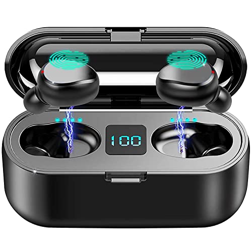 Auriculares Bluetooth, los mejores auriculares deportivos inalámbricos con  micrófono IPX7, impermeables, HD, estéreo, a prueba de sudor, para