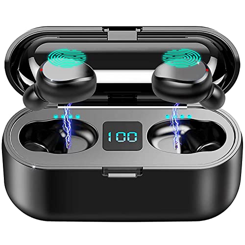 Auriculares con cancelación activa de ruido, auriculares de reproducción de  100 horas, Bluetooth inalámbricos, auriculares Bluetooth con micrófono