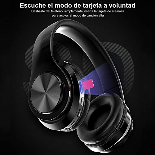 SEASKY Audífonos Inalámbricos de Diadema，Auriculares Bluetooth, Auricu