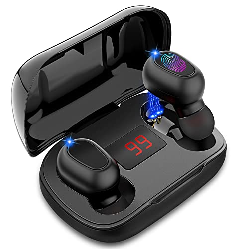 Jecoo Audífonos Inalámbricos Bluetooth 5.0 Auriculares inalámbricos Im