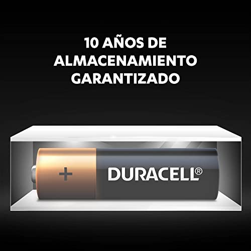 Duracell Copper & Black Pilas Alcalinas AA Pilas Multiusos de 1.5 V Contiene 1 Paquete con 16 Pilas