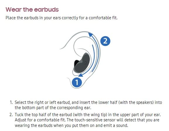 SAMSUNG Galaxy Buds Live True - Funda de Carga inalámbrica con cancelación Activa de Ruido, Color Negro místico