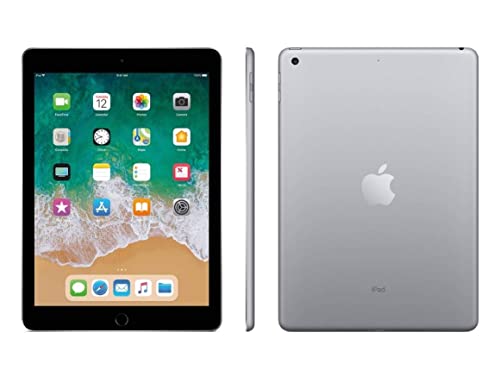 Apple iPad 9.7 Pulgadas Retina Display con WiFi, 32GB, Touch ID, Modo 2017, Gris Espacial (renovado)