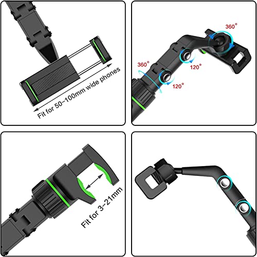 Soporte Movil Coche, Sostenedor de Teléfonos Móviles Universal IZUKU  [Rotación d 