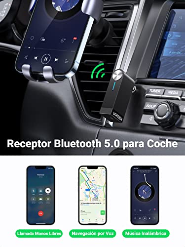 Comprar Receptor de Audio Bluetooth 5,0 U Disk RCA 3,5mm 3,5 AUX Jack  adaptador inalámbrico estéreo con micrófono llamada con manos libres para  amplificador de altavoz de coche