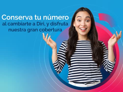 Diri eSIM Virtual Recargable con 7 Días de Servicio