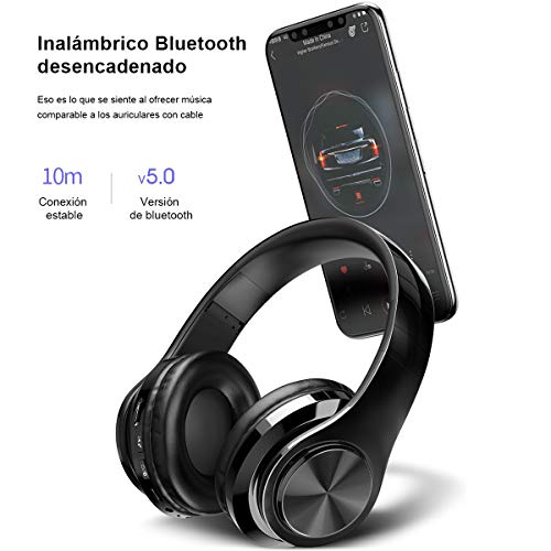 SEASKY Audífonos Inalámbricos de Diadema，Auriculares Bluetooth, Auricu