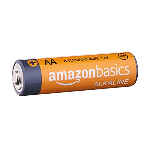 AmazonBasics - Pilas alcalinas AA de 1,5 voltios, AA, Paquete de 20